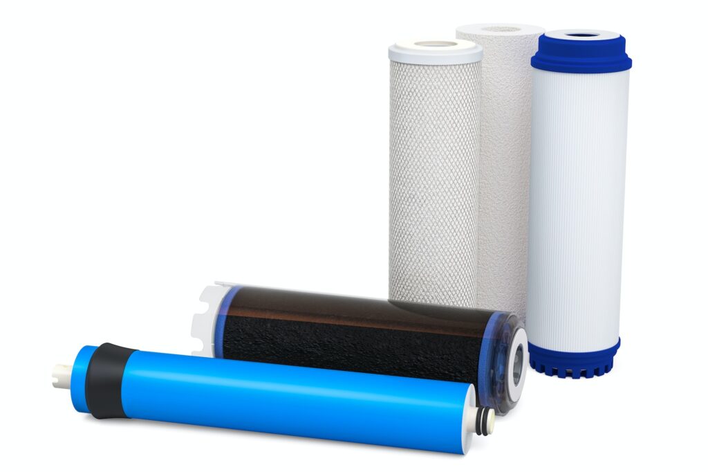 Water filters, carbon filters. Cartridge membrane for water filtration RO (reverse osmosis)